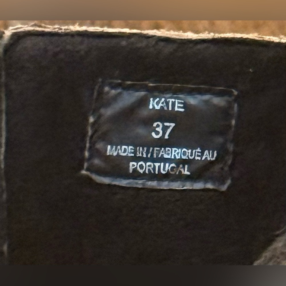 Artisan ‘Kate’ Suede Moto Biker Boots in Charcoal/Dark Taupe Made in Portugal. - Picture 13 of 15